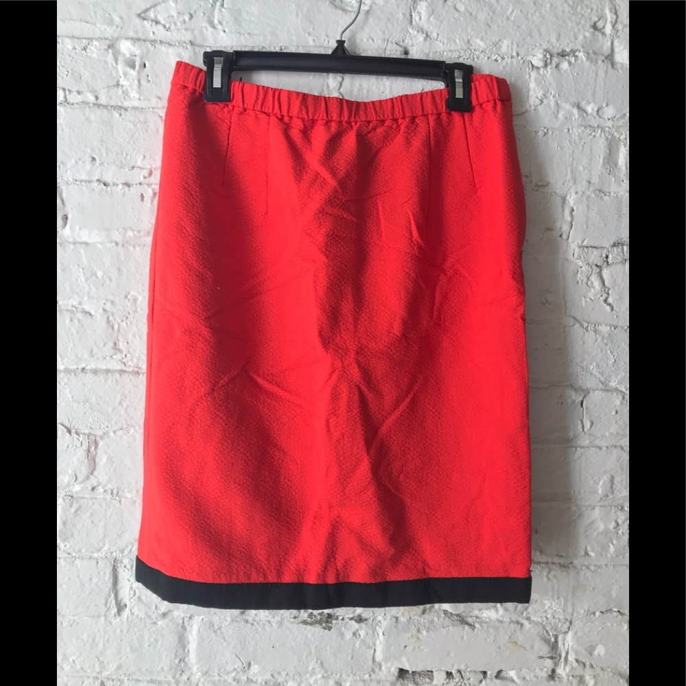 Christian A. New York Red Midi skirt size 8-10